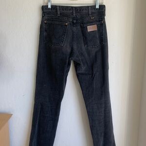 Bootcut faded Wranglers